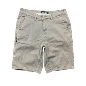 DU/ER Shorts Mens 30 (29) Tan Chino Stretch 9" Casual Summer Minimalist